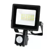 LED reflektor halogén 20W 1620lm 4000K IP65 fekete mozgásérzékelő MH Kobi