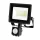 LED reflektor halogén 20W 1620lm 4000K IP65 fekete mozgásérzékelő MH Kobi