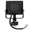 LED reflektor halogén 20W 1620lm 4000K IP65 fekete mozgásérzékelő MH Kobi