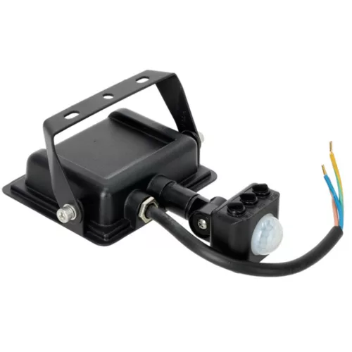 LED reflektor halogén 20W 1620lm 6500K IP65 fekete mozgásérzékelő MH Kobi