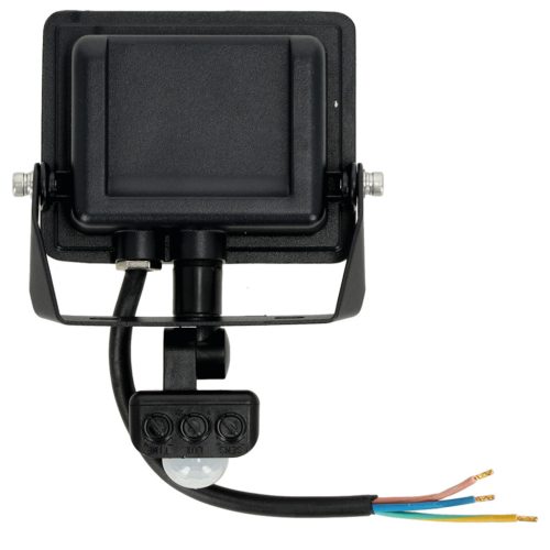 LED reflektor halogén 30W 2505lm 4000K IP65 fekete mozgásérzékelő MH Kobi