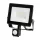 LED reflektor halogén 30W 2505lm 6500K IP65 fekete mozgásérzékelő MH Kobi