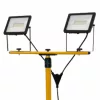 HALOGÉN LED reflektor Munkalámpa állványon 2x 50W 4000K