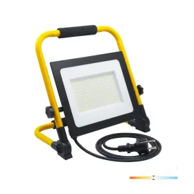   LED Kerti Reflektor Kültéri 100W 8500lm 4000K Semleges 110° IP54 IK06 Fekete Sárga Tigra Kobi