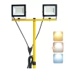 LED Reflektor Kültéri Kerti 100W 8500lm 4000K Semleges 110° IP54 IK06 Fekete Sárga Tigra Kobi