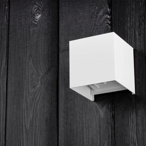 LED kerti fali lámpa 2x4W 3000K fel-le állítható fehér RIKO KOBI