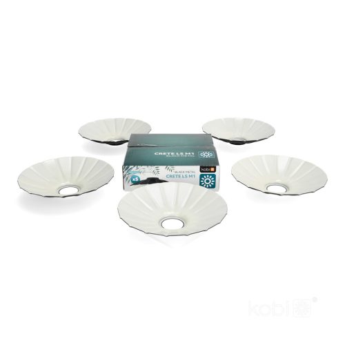 Lámpaernyő Girland Garnitúrához CRETE LS M1 Fekete Fém 5 Darab Kobi