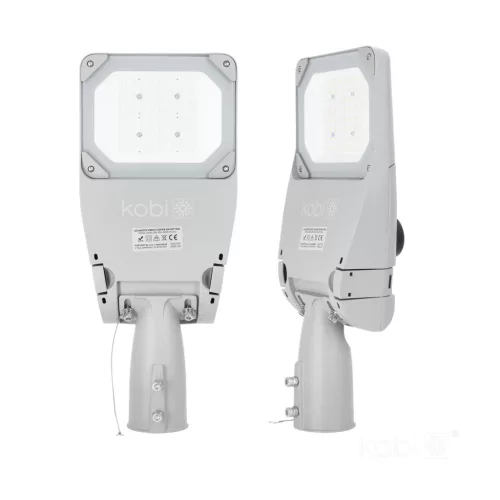 LED utcai lámpa, ipari, közúti lámpatest, 35W, 5950lm, 4000K, semleges, IP66, IK09, szürke, Master Street, Kobi
