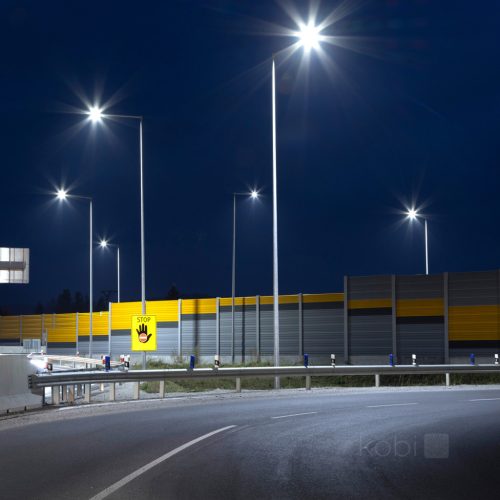 LED Utcai Lámpa Ipari Úti Lámpatest 120W 20400lm 4000K Semleges IP66 IK09 Szürke Master Street Kobi