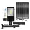 Napelemes LED utcai lámpa, ipari, közúti lámpatest, 11W, 1100lm, 4000K, semleges, alkonykapcsolós, IP54, fekete, Solit Kobi