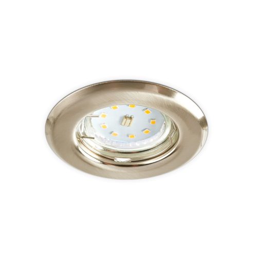 Süllyesztett GU10 halogén spotlámpa, króm, kerek, Kobi