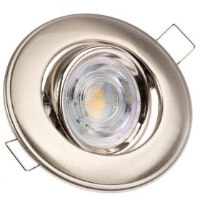   Halogén mozgatható lampatest GU10 MR16 Gx5.3 OH31 Chrome Matt Kobi