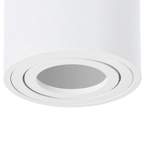 Felületre szerelhető halogén lámpatest Spot OH36L KOBI ROUND MOVABLE GU10 WHITE