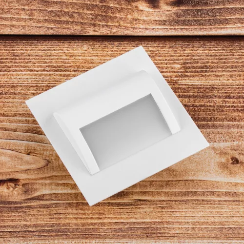 Decorus 9 LED 1,2W fehér PROVERO lépcsőházi lámpatest, hideg