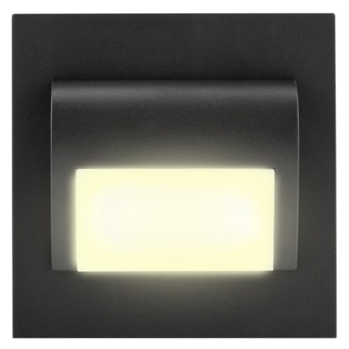 DECORUS 9 LED 1,2W grafit ProVero  lépcsőházi lámpatest