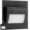 DECORUS 9 LED 1.2W Graphite ProVero lépcsőházi lámpatest Cold