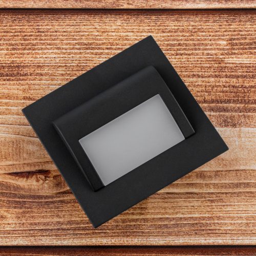 DECORUS 9 LED 1.2W Graphite ProVero lépcsőházi lámpatest Cold