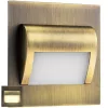 LED lépcsőlámpa 1,2W meleg sárgaréz DECORUS 9 ProVero