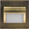 LED lépcsőlámpa 1,2W meleg sárgaréz DECORUS 9 ProVero