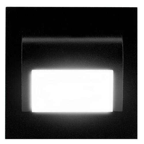 DECORUS 9 LED 1.2W fekete ProVero Cold lépcsőházi lámpatest