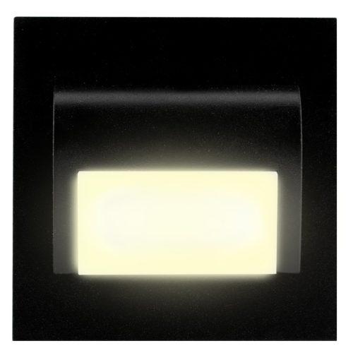 DECORUS 9 LED 1,2W  fekete ProVero lépcsőházi lámpatest