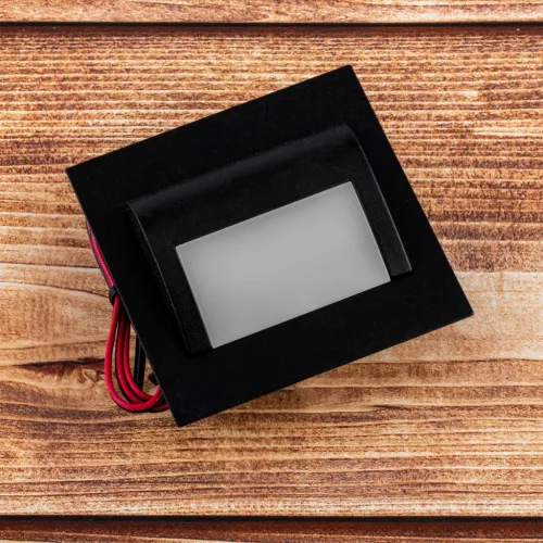 DECORUS 9 LED 1,2W  fekete ProVero lépcsőházi lámpatest