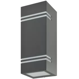   Kerti homlokzati lámpa fali lámpa fel-le LED QUAZAR 7 GU10 IP44 GREY KOBI
