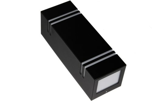 Kerti lámpa, kétoldalas fali lámpa fel-le LED QUAZAR 7 GU10 IP44 FEKETE KOBI