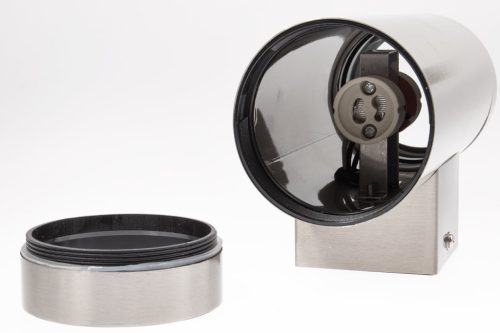 Kerti homlokzati lámpa felső és alsó LED QUAZAR 10 GU10 IP44 KOBI ALUMÍNIUM KRÓM