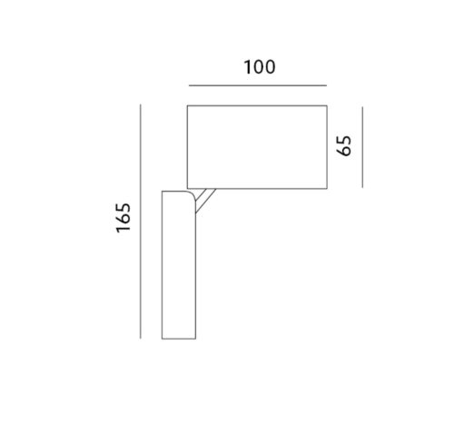 LED kerti lámpa QUAZAR 15 GU10 IP44 KOBI ALUMÍNIUM FEKETE