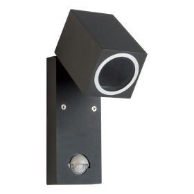   LED kerti lámpa QUAZAR 15 LX GU10 IP44 KOBI Fekete Érzékelő