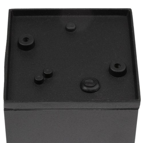 SPOT LED QUAZAR 17 GU10 IP44 KOBI ALUMÍNIUM négyzet alakú fekete mennyezeti lámpa