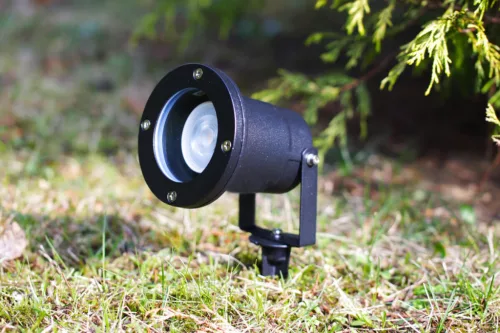 LED kerti lámpa GU10 IP65 TIGHT Fekete - 1m kábel