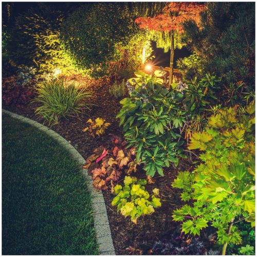 LED Kerti Lámpa Kültéri Reflektor 5W 400lm 3000K Meleg Fényű IP65 Fekete Blake Kobi