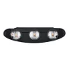Kerti fali lámpa, kültéri, LED, 6W, 480lm, 3000K, meleg fényű felső, alsó, IP54, fekete, Kobi