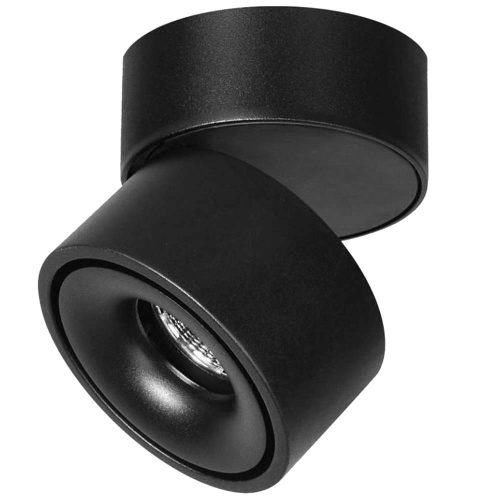 LED MENNYEZETI LÁMPA LAHTI Mini 8W 547lm ROUND Fekete Mozgatható KOBI