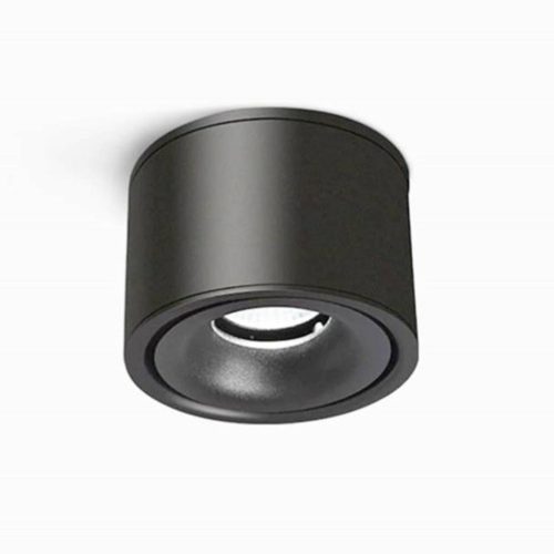 LED MENNYEZETI LÁMPA OSLO Mini 8W 547lm ROUND fekete szerkezet. KOBI
