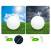 Napelemes kerti lámpa LED 3000K + RGB talajra szerelhető dekoratív gömbtüske 40cm KOBI