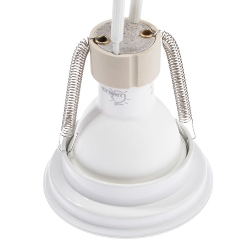 Felületre szerelt HALOGÉN vízálló alumínium SPOT TUBE 95mm IP44 fehér AQUARIUS ROUND Kobi