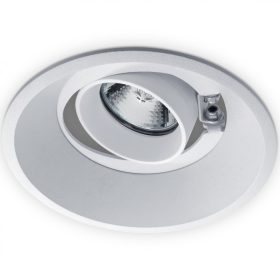   Mozgatható halogén gyűrűs rögzítés GU10 MR16 fehér KOMA Kobi