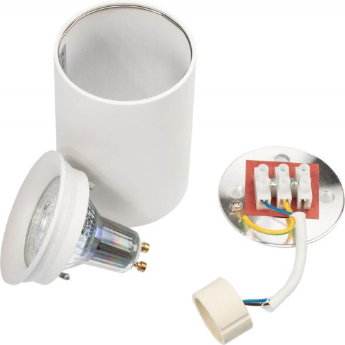 Felületre szerelhető halogén lámpatest Alumínium SPOT TUBA LED GU10 Round MANGO KOBI-hoz