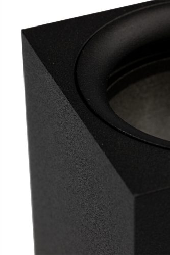 Felületre szerelhető halogén lámpatest Alumínium SPOT TUBA LED-hez GU10 Négyzet fekete MANGO KOBI