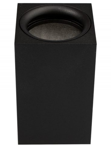 Felületre szerelhető halogén lámpatest Alumínium SPOT TUBA LED-hez GU10 Négyzet fekete MANGO KOBI