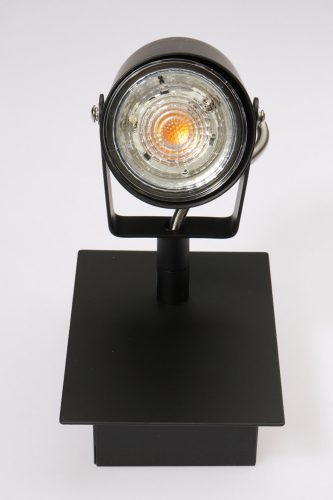 Felületre szerelhető mennyezeti lámpatest, GU10 reflektor, BLACK SPOT ARLES Kobi