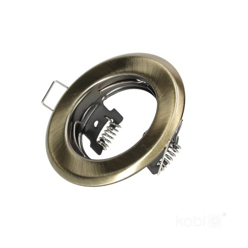 Süllyesztett GU10 halogén süllyesztett spotlámpa, patina, kerek, Kobi