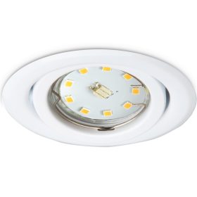   Halogén süllyesztett lámpatest GU10 MR16 OH15 kerek mozgatható fehér Kobi