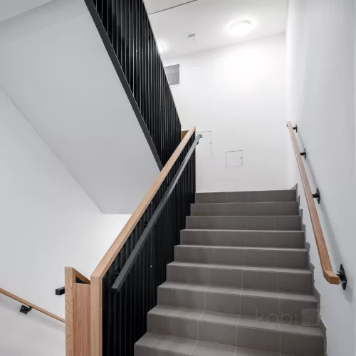 LED kültéri mennyezeti lámpa, 12W, 1260lm, 4000K, 120°, fehér, IP65, Nairos Kobi