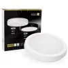 LED fürdőszobai mennyezeti lámpa, felületre szerelhető, 18W, 1890lm, 4000K, 120°, fehér, IP65, Nairos Kobi