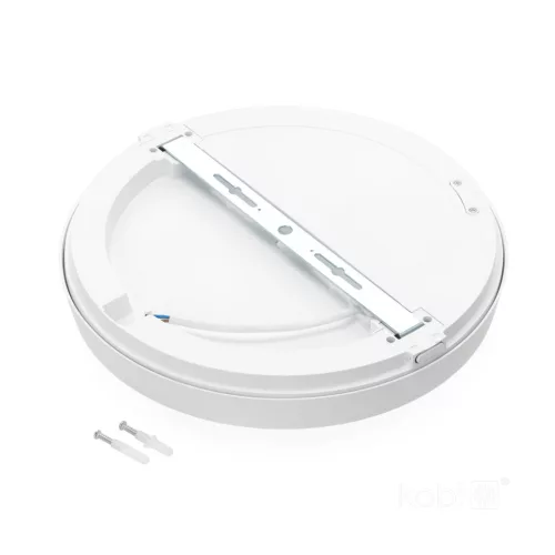 LED fürdőszobai mennyezeti lámpa, felületre szerelhető, 18W, 1890lm, 4000K, 120°, fehér, IP65, Nairos Kobi