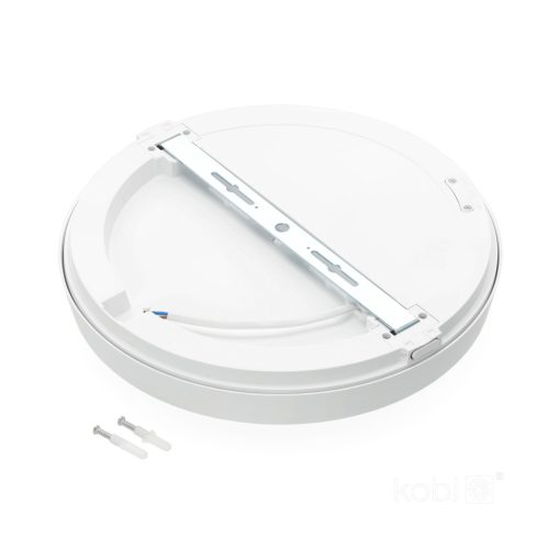 LED fürdőszobai mennyezeti lámpa, felületre szerelhető, 18W, 1890lm, 4000K, 120°, fehér, IP65, Nairos Kobi